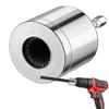 Copper Tube Pipe Cleaning Brush Full-Metal HVAC Tube Cleaning Brush for Drill Power Shank 1/2in 3/4in