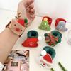 Cartoon Christmas Plush Snap Bracelet for Kids – Cute Holiday Accessory