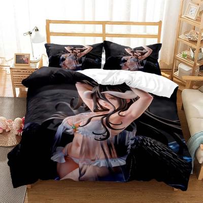 Sexy Anime Schönheit Digitaldruck Bequemer Bettdeckenbezug Kissenbezug Bettwäscheset Kinder Schlafzimmer Dekoration Heimtextilien
