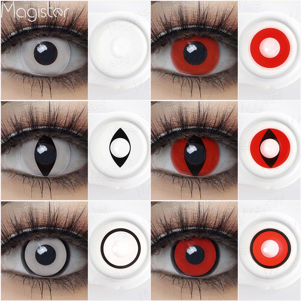 Manson Halloween Lentes de contacto Blanco Fuera Contactos cosplay para  fiesta Anual Ojo de gato Lente de color 1 par Lentes de contacto comprar a  buen precio — entrega gratuita, reseñas reales