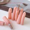 5Pcs/Set Silicone Fake Nail Art Finger Model Display Stand Nail Art Practice Hand  Manicure Tool