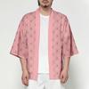 Men Women Anime Kimono Kamado Robe Japan Cosplay Costume Cardigan Demon Slayer Kimetsu No Yaiba Haori Yukata Unisex Cool Top Coat