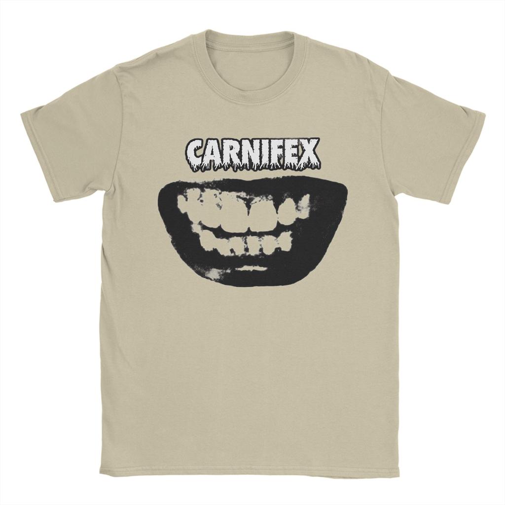 Carnifex Band Unisexs T Shirt Crazy Tees Short Sleeve Round Neck TShirt Pure Cotton Birthday Gift Tops