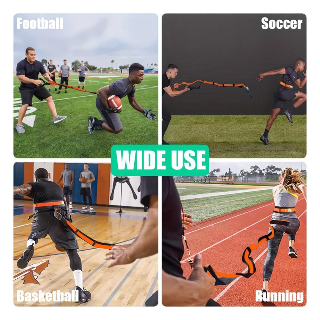 Speed Training Kits Resistance Band Overload Running Resistance Harness with Jump Rope Strength Training Accessories