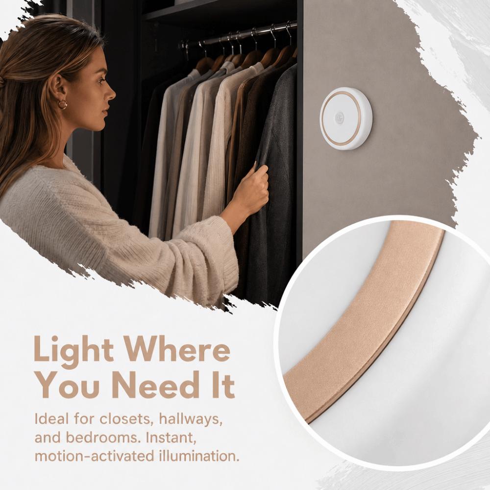6 LED Induction Lamp Motion Sensor Night Light Energy Saving LED Night Light  Basement