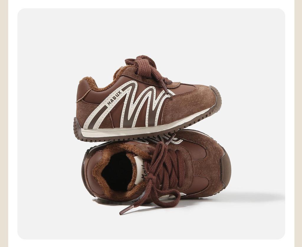 Winter Kids' Velcro Sports Shoes - Soft Sole, Fashionable for Boys & Girls