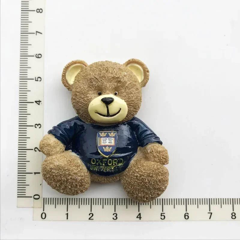 British Fridge Magnets London Bus  Big Ben Manchester Windsor Oxford Bear England Magnetic Fridge Stickers Collection Gifts