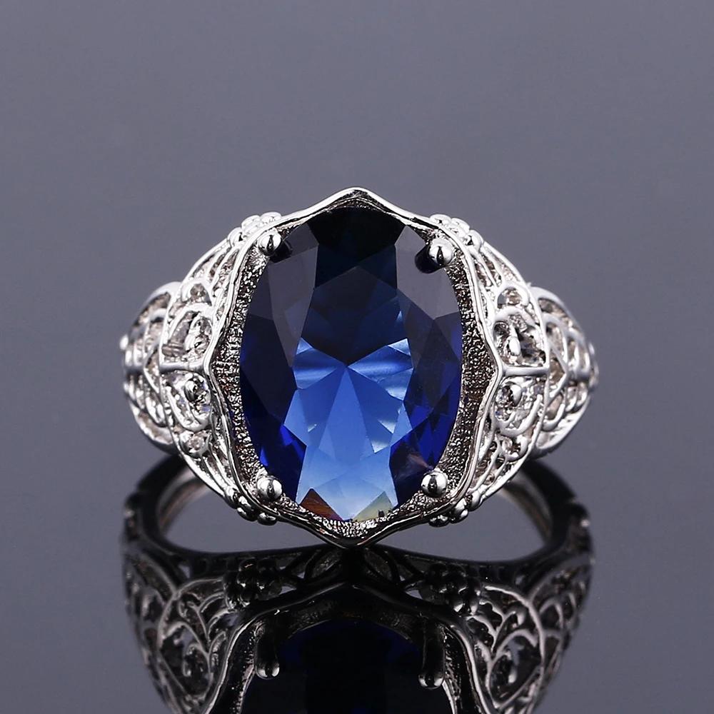 

Genuine Rainbow Fire Mystic Topaz Ring Silver Plating Ring Fine Jewelry Gift for Women Lady Girls Wholesale 10