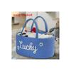 Cotton Rope Woven Storage Basket With Handles For Baby Care And Home Organization
