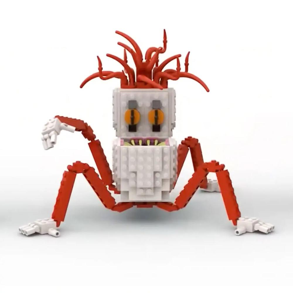 Nowy Zestaw Klocków do Budowania Postaci z Gry Horror, Zabawki Klocki z Figurkami Potworów dla Dzieci i Fanów, Unikalne Prezenty Kolekcjonerskie