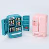 Mini Double-Door Refrigerator Dollhouse Toy 1:12 Kitchen Model Ornament