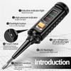 B15 AC25-250V Flat-head Three-color Light Multi-function Detection Tester Pen Voltage Electrician Screwdriver Testing Tools
