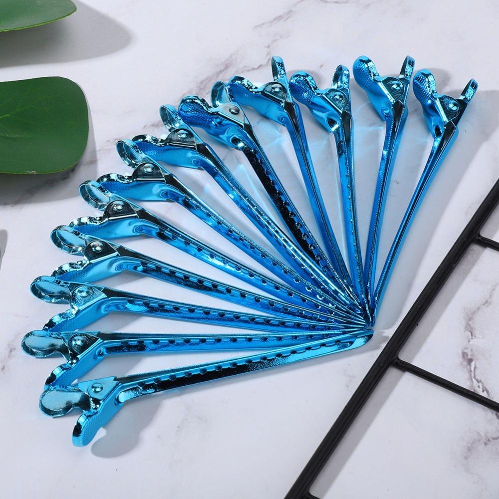 12PCS Strong Clamping Force Duckbilled Hair Clips Hair Styling Clips For Hairstyling