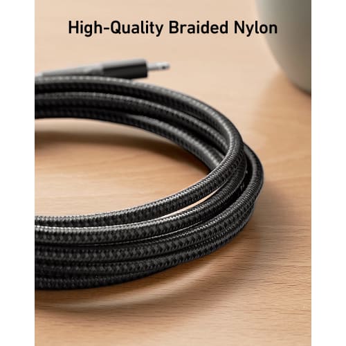 Anker PowerLine+ II Lightning Cable MFi Certified Heavy Duty Compatible with iPhone 14 / 13 / 12 / SE (3rd Generation) iPad (3.0m Black)