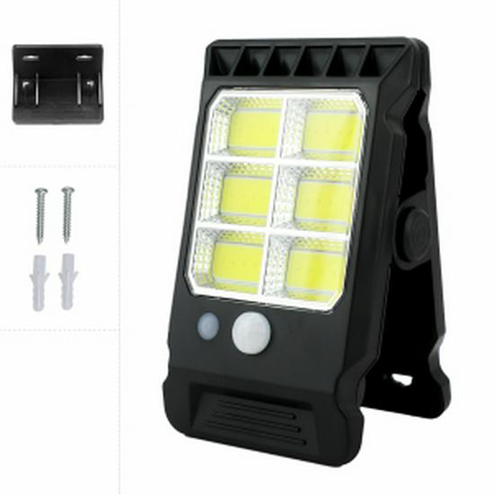 Solar LED Außenwandleuchte, Wasserdicht & Superhell, mit Bewegungssensor für Hofzaun.