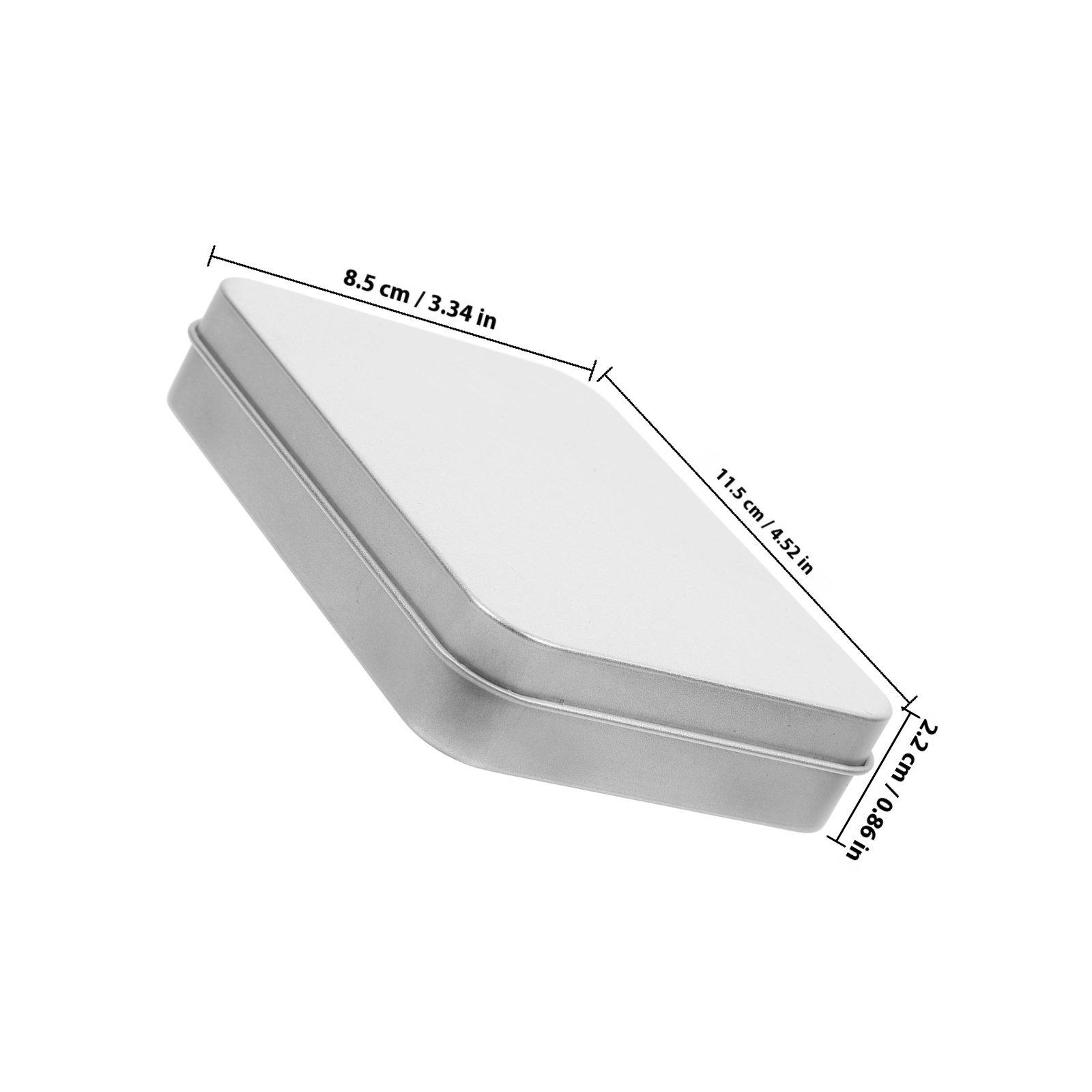 

Tinplate Rectangular Tin Box Small Metal Container Candy Storage Mini Tins with Lids Portable Travel Rectangular Tin with Lid 9.5X6X2.2CM&other