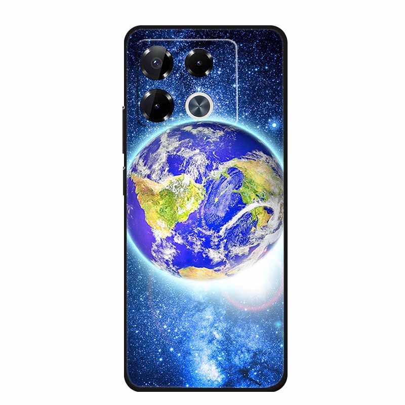 For Infinix Note 40 Pro Case Note40 Pro Plus Phone Cover Black Silicone Soft Case For Infinix Note 40 Pro Plus Back Cover Case