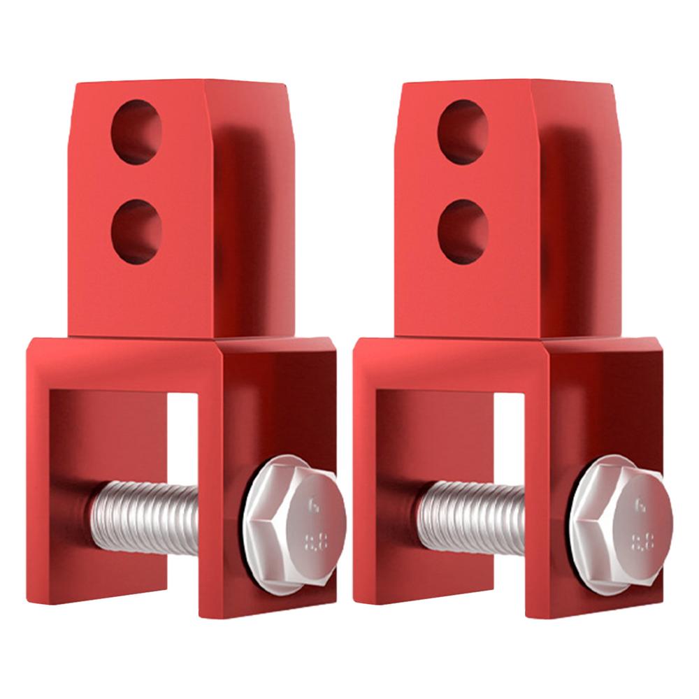 Motorcycle Shock Bracket 2pcs Motorcycle Riser Heightening Adapter With Screw Front Shock Extension Absorber Aluminum Alloy