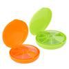 Seven Grids Rotating Pills Box Round 7 Compartments Pills Organizer for Home Travel