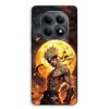 Handyhülle - MANIACASE - Xiaomi Redmi Note 15 5G - Silikon TPU - Naruto Mond 3D - Schwarz