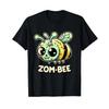 Zom Bee Adorably Creepy Zombie Cartoon Halloween T Shirt Vintage Top For Everyday Wear Breathable Homme Casual