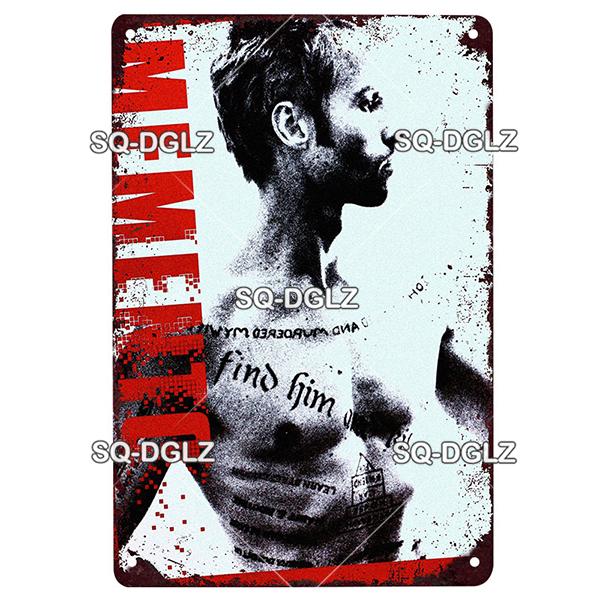 Movie Poster Metal Sign Metal Poster Tin Sign Plaque Metal Vintage Wall Decor for Bar Pub Club Man Cave Metal Signs(20x30cm)