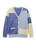 Women's Autumn/Winter Loose Patchwork Knit Cardigan
