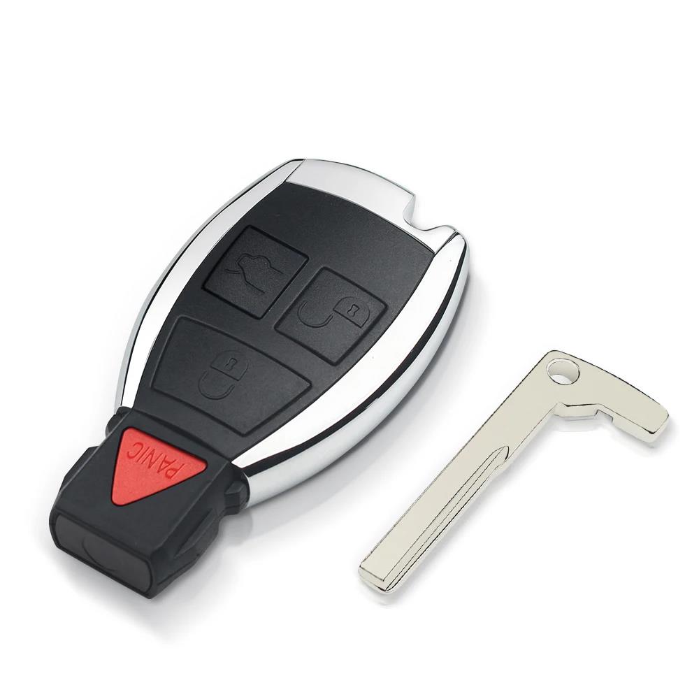 KEYYOU Smart Car Remote Key Case Fob Shell For Mercedes Benz MB C E Class 2001-2007 ML 2005-2010 S SL SLK CLK AMG 2/3/4 Buttons