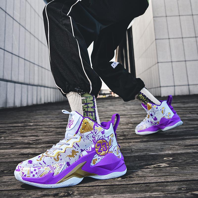 Bărbați Pantofi de baschet Femei Băieți Respirabili Anti-alunecare Purtabili Pantofi sport Pantofi atletic Fete