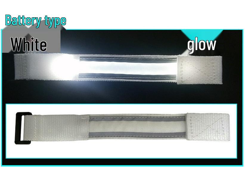 LED Reflective Flashing Wristband for Running, Cycling, Mountaineering - Custom Logo Available