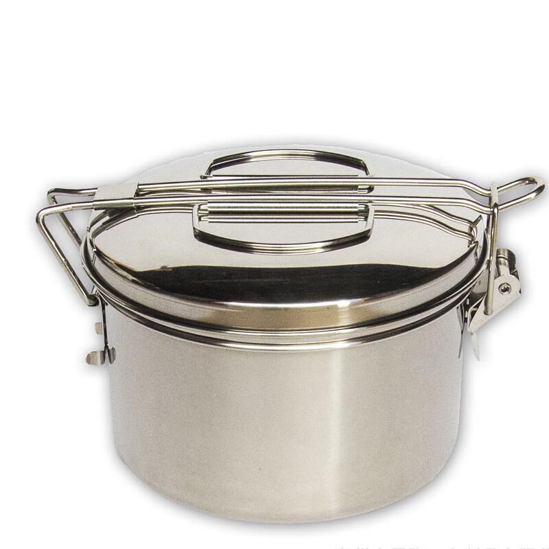 

Portable Stainless Steel Cooking Pot 18cm x 14cm x 9cm