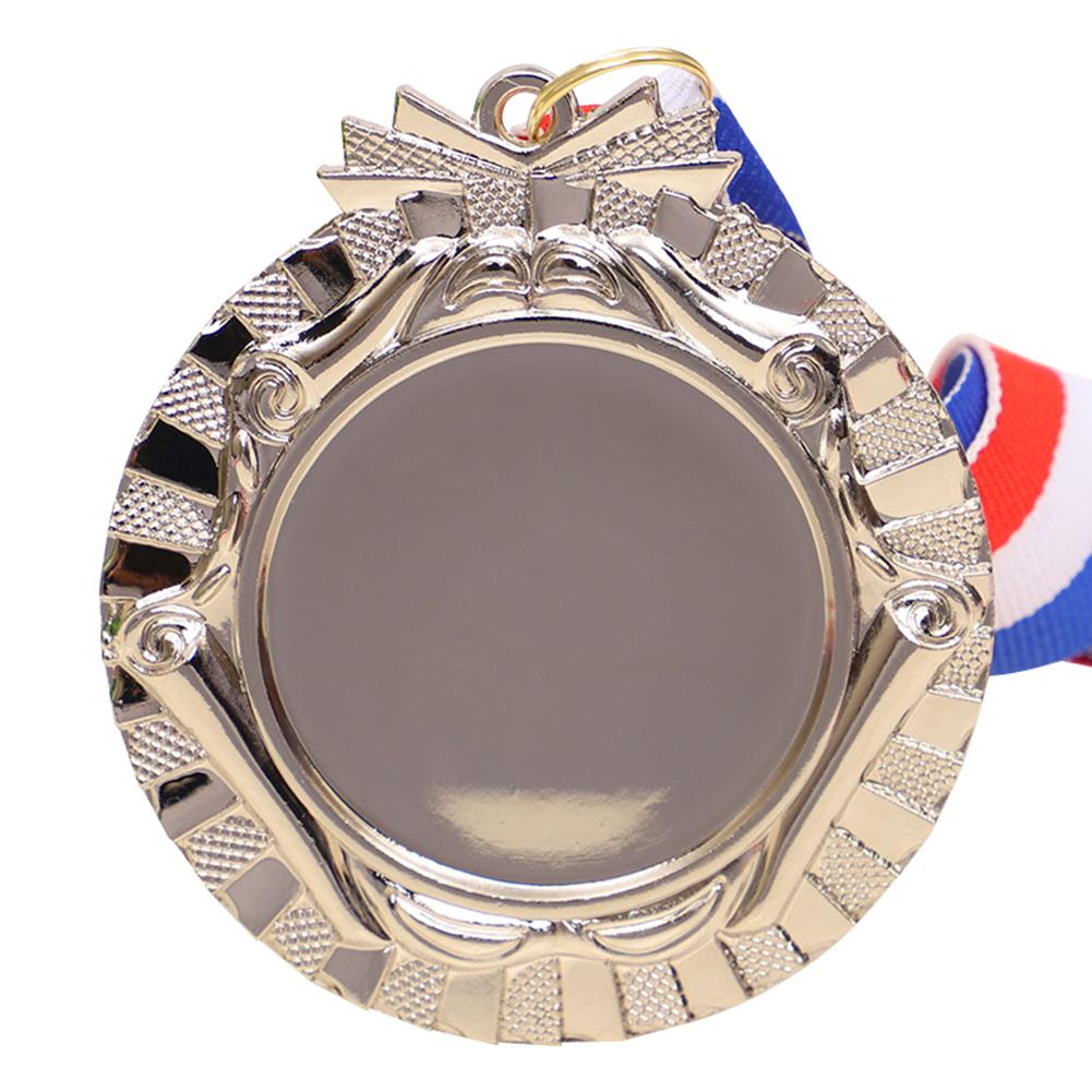 6.5cm Gold/Silver/Bronze Medal Class Rewards with Neck Ribbon Competition Awards Metal Winner Medals for Competitions Party Race