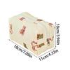 Large Capacity Little Bear Print Makeup Bag – Portable Girlish Polyester Toiletry Storage
