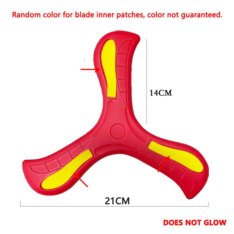 1/3Pcs Kids Soft EVA Boomerang Three Leaf Returning Boomerang Outdoor Flying Throwing Toy Safe Backyard Beach Sport Game Toy 6