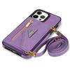 Zipper Crossbody Kickstand Case For iPhone 16 15 14 Plus 13 12 11 Pro Max XR XS 7 8  Long Lanyard Wallet Cards Slot Cover