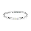 Jewels Silver Tone Stainless Steel Bracelet JM425AVD99 For Men