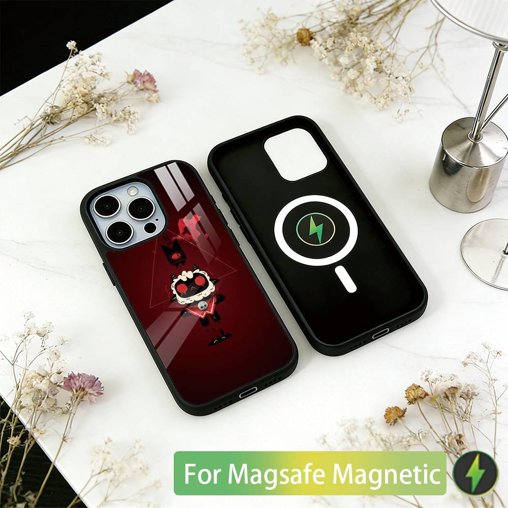 Games Cult of the Lamb Phone Case For iPhone17,16,15,14,13,12,11 Plus,Pro Magnetic For Magsafe Wireless Charging