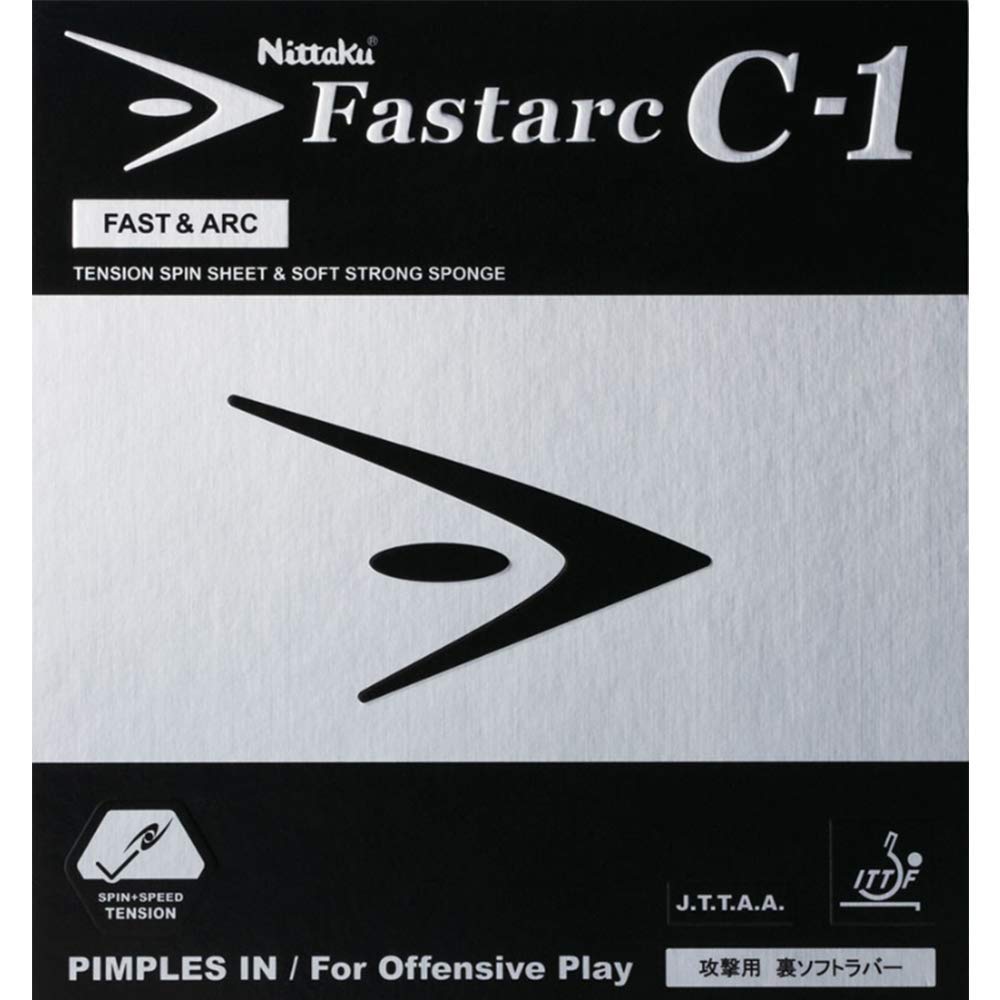 

Nittaku Table Tennis Rubber Fastark C-1 NR8706 Red Thick