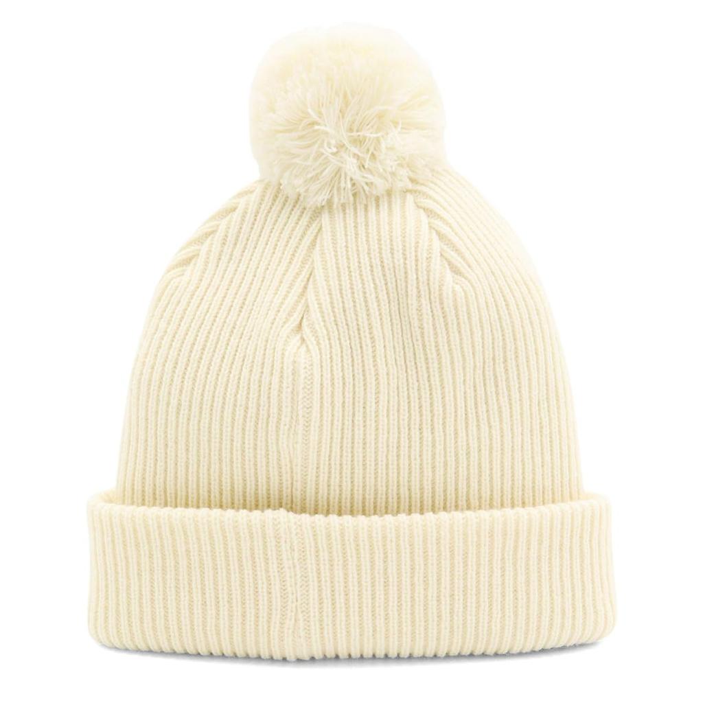 New Era Free Pom Pom Knit Rib Hat, Off-White