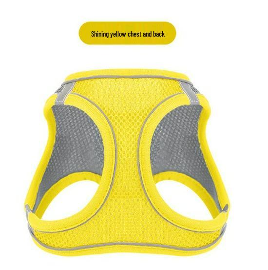 Reflective Vest-Style Pet Harness with Leash - Breathable for Cats & Dogs