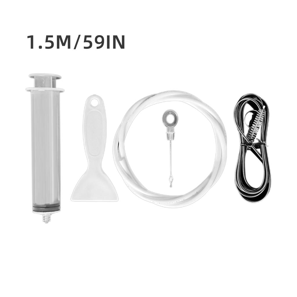5Pcs Refrigerator Drain Hole Cleaner Tool Set for Clogged Defrost Drain Pipe Ice Maker Water Line Unclogging Brush Kit