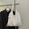 Gentle Korean Version Ins Versatile Casual Tote Bag Female Personality Student Class Lace Summer New Shoulder Bag