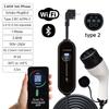 Electric Car Charger 3.5kW IEC62196-2 16A Type 2 Portable EV Charger Type1 SAEJ1772 EU Plug Charging Cable for Electric Vehicles