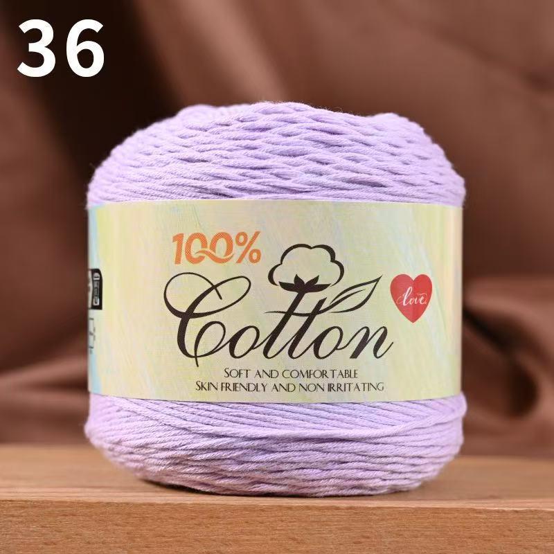 75g Medium Cotton Yarn Cake for Baby Sweater & Crochet Hat - Skin-friendly, Hand-knitted