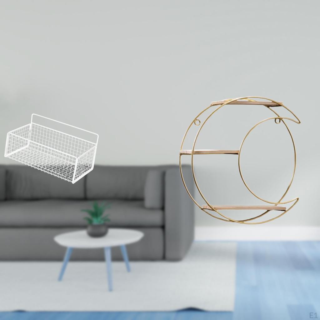 Modern Multifunctional Wall Mounted Shelf for Collectibles And Trophies Space Saving Decorative