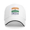 Bandiera Indiana Tricolore con Chakra di Ashoka Cappellino da Baseball Indiano Desi Cappellino Trucker alla Moda Cappellino Snapback per Coppia Primavera Donna Rock