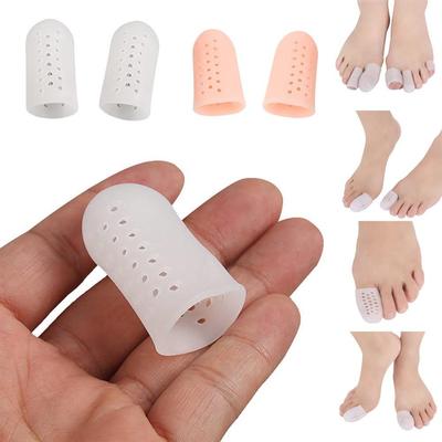5/10 Stück Gel-Zehenschützer für den großen Zeh - Weiches, flexibles und atmungsaktives Design zur Vorbeugung von eingewachsenen Zehennägeln und Blasen - 2 Stück