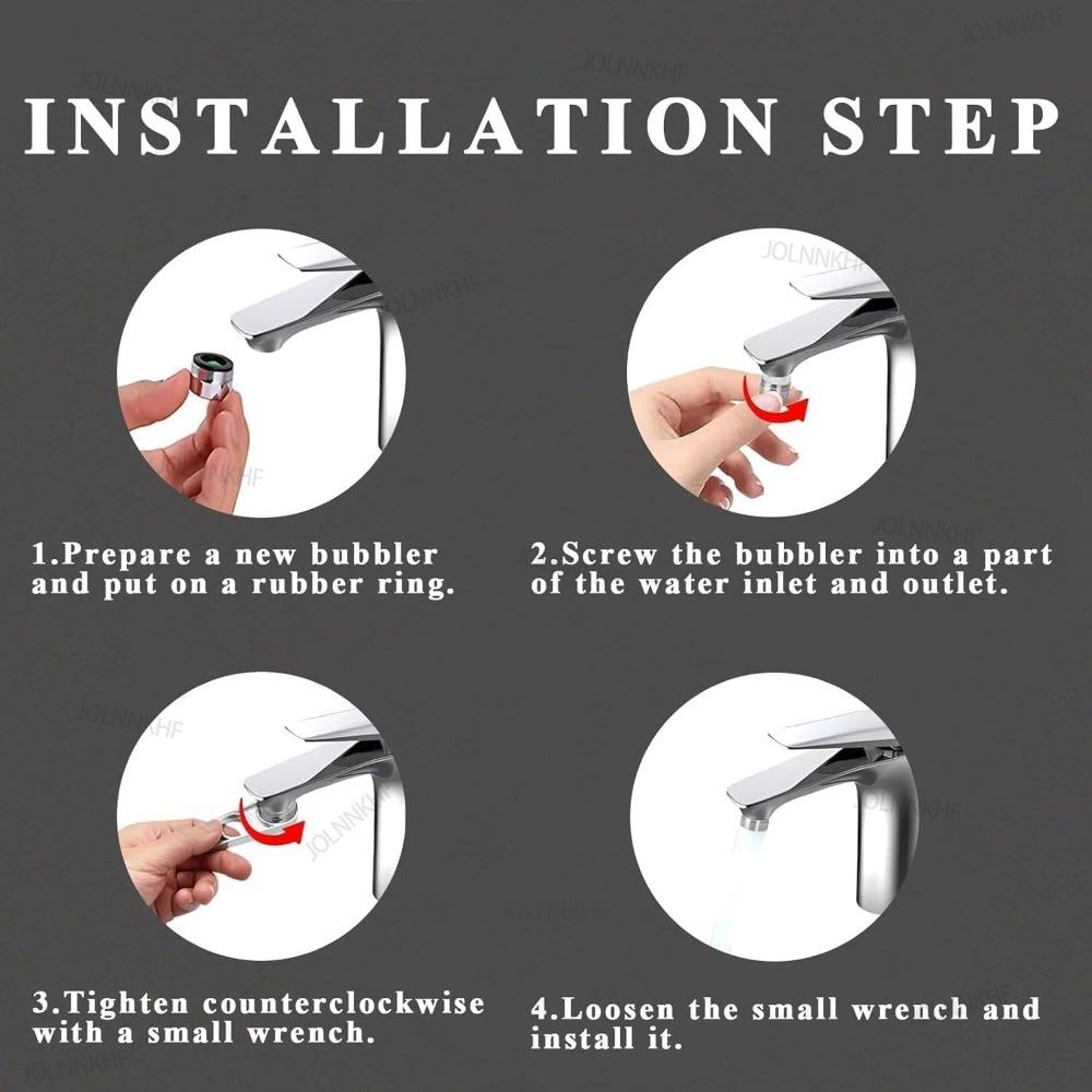 Xiaomi Plumber Faucet Aerator Wrench 6 In 1 Water Flows Adjusting Faucet Bubbler Wrench Home Bathrooms Faucets Maintaining Tools