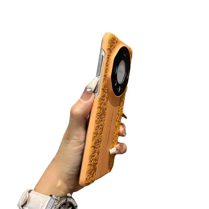 Huawei Mate70pro Instantly Transformed Into Porsche Mobile Phone Case Suitable for P60 Dragon Pattern Magic7 Drop Protection Case