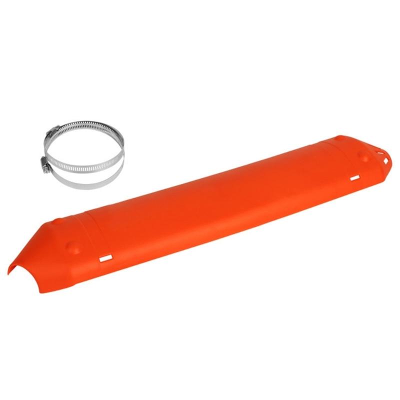 Motorcycle Exhaust Heats Shield Cover Muffler Link Pipe Protectors Guard Antiscalding Cover for EXC250/300